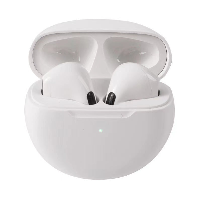Pro6 TWS Bluetooth Earbuds – Wireless Charging, NFC & Noise Reduction (5 Colours)