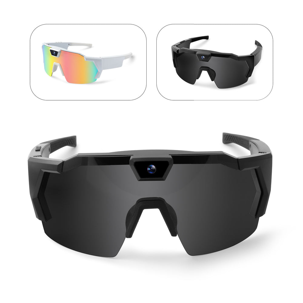 AI Smart Riding Glasses with Built-In Camera & Wi-Fi – Photochromic Cycling Sunglasses