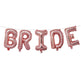 Bachelor Party Balloon Set – Bride Shoulder Strap, Diamond Ring & Rose Gold Foil Balloons