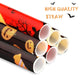 40 Pack Of 9 Inch BPA-Free Halloween Reusable Straws With Colorful Stripe Print Hard Straws For Mason Jars, Mason Glasses, Home Or Party Use, Comes With A Cleaning Brush-Selling On Amazon Is Prohibite - EX-STOCK Canada