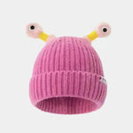 New Cute Luminous Fall Winter Warm Ear Protection Wool Cartoon All-matching Knitted Beanie Hat - EX-STOCK CANADA