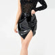 Fashion A Design Mini Leather Split Skirt - EX-STOCK CANADA