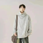 Autumn Winter Oversized Turtleneck Hoodie  Pullover for mens - EX-STOCK CANADA