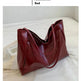 Women's Large Capacity Fashion Cattlehide Leather Shoulder Handbag - EX-STOCK CANADA