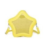 Star-Shaped Ita Crossbody Bag – Transparent Window PU Bag | 5 Colours