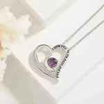 Love Necklace With Rhinestones And Letters Fashion Personality Heart-shaped Necklace Valentine's Day Gift - EX-STOCK CANADA