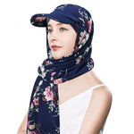 Solid Color Women's Scarf Hat Middle East All-matching Pullover Scarf Muslim Tam-o'-shanter - EX-STOCK Canada