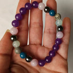 Boho Style 8mm Beaded Gemstone Bracelet Unisex - EX-STOCK CANADA