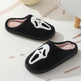 Halloween Skull Cartoon Print Slippers Warm Winter Slippers For Men Women Couple Home Shoes Indoor Cotton Slippers EX-STOCK