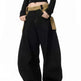 Retro Minority Design Inside-out Wear Stitching Baggy Jeans Pant For Women - EX-STOCK CANADA