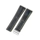 22mm 24mm Black Brown Blue Bamboo Grain Cowhide Watch Strap - EX-STOCK CANADA