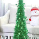 Artificial Tinsel Up Christmas Tree With Stand Gorgeous Collapsible Artificial Christmas Tree For Christmas Decorations - EX-STOCK CANADA