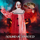 Life Size Halloween Animated Clown With Red Light Up Eyes, Sound Activated Scary Halloween Decorations, Battery Operated EX-STOCK Canada 