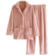Simple Coral Fleece Couple Pajamas For Women Autumn And Winter - EX-STOCK Canada