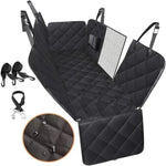 Dog Car Seat Cover View Mesh Pet Carrier Hammock Safety Protector Car Rear Back Seat Mat With Zipper And Pocket For Travel - EX-STOCK CANADA