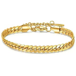 Brazalete de la cadena de enlaces cubano de moda