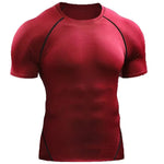 Quick Drying Men Short Sleeve Exercise Running Workout T-shirt Top - EX-STOCK CANADA