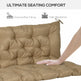 59" x 38" gewebtes Bankkissen für Gartenmöbel, Ersatz für 3-Sitzer-Schaukelstuhl, Terrassen-Sofa/Couch, KhakiEX-STOCK Canada 
