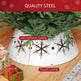 26 Christmas Tree Base Cover, Christmas Tree Collar With Hollow Snowflake Patterns For Home Decoration, White EX-STOCK Canada 