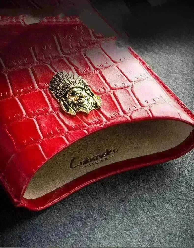 Portable Luxury Cubinski Gothic Moisturizing Leather Cigar Case - EX-STOCK CANADA