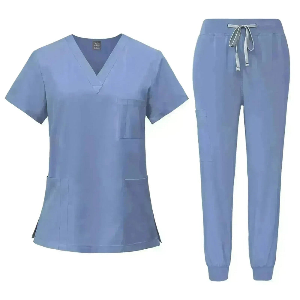 Quick-drying T-shirt Surgical Clothes Oral Nurse Doctor Work Clothes Pet Hospital Work EX-STOCK