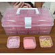 32-grid Transparent Plastic Storage Box Large Capacity Portable - EX-STOCK CANADA