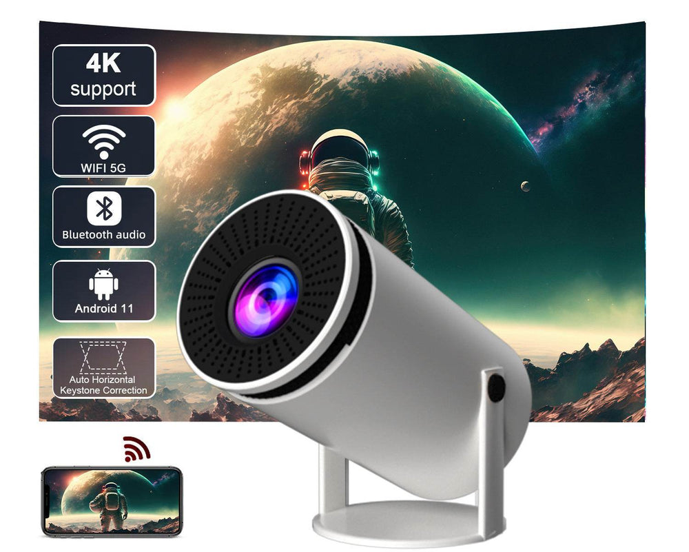 Barrel Machine Hy300 Smart AnzhuoHD Projection Screen Home Recommend Projector  EX-STOCK CANADA