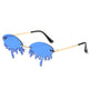 Sunglasses Personality Tear-shaped Visor Glasses EX-STOCK Canada 
