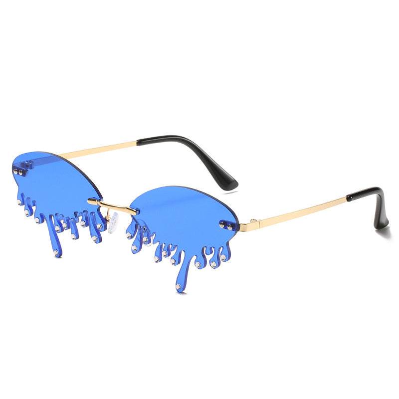 Sunglasses Personality Tear-shaped Visor Glasses EX-STOCK Canada 