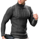 Men's Turtleneck Twisted Long-sleeved Sweater Thermal Head Cover EX-STOCK Canada 