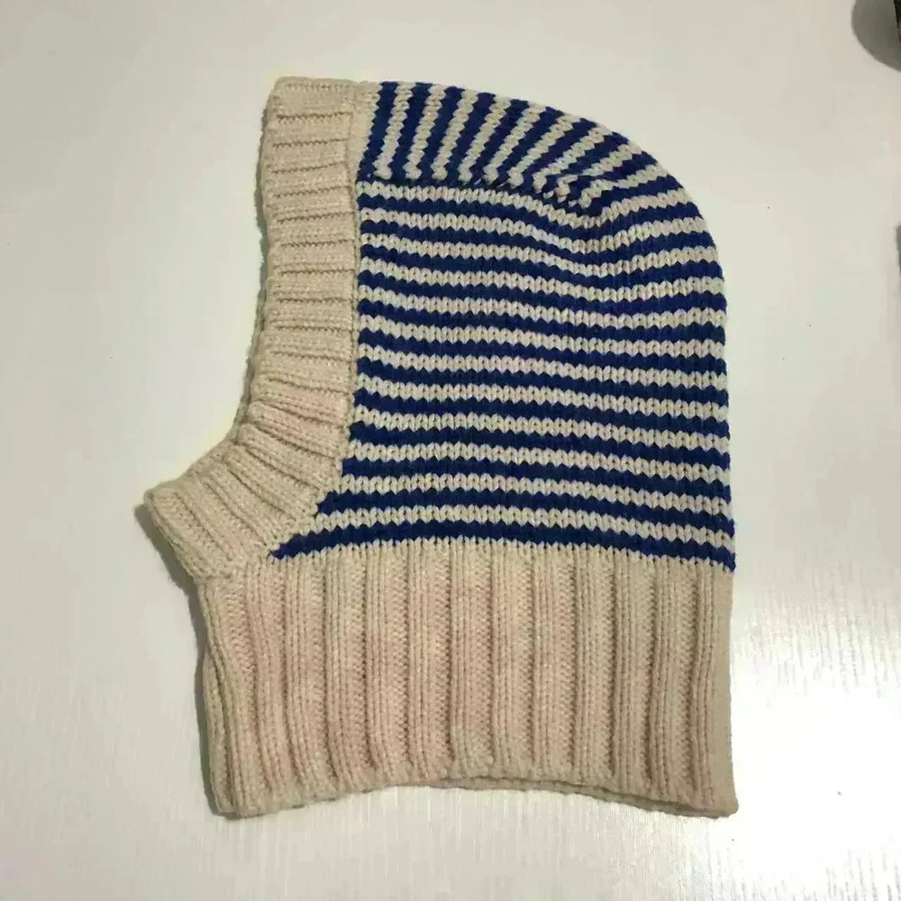 Autumn And Winter New Pullover Neck Protection Warm Knitted Balaclava Hat - EX-STOCK CANADA