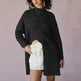Stylish Cashmere Pullover Front Split Winter Tunic tops for Women - EX-STOCK CANADA
