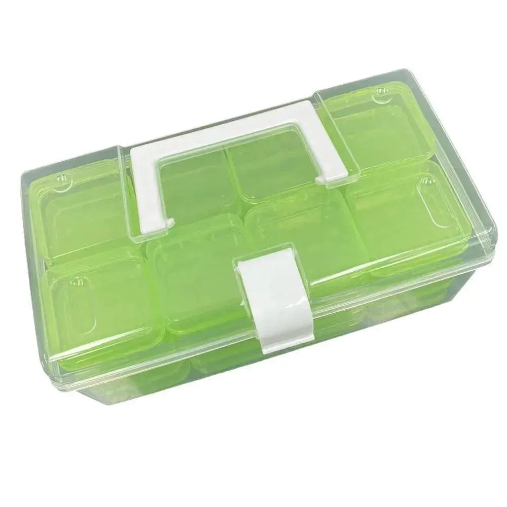 32-grid Transparent Plastic Storage Box Large Capacity Portable - EX-STOCK CANADA
