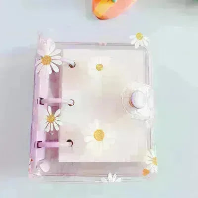 Kawaii Mini 3 Hole Daisy Notebook Planner Organizer Binder