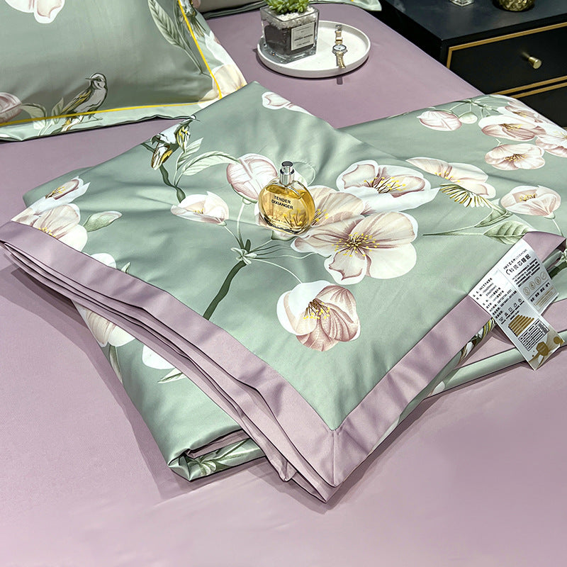 Tencel Summer Duvet Four-piece Washed Silk EX-STOCK Canada 
