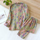 Thin Cotton Gauze Yarn-dyed Jacquard Pajamas Suit For Women - EX-STOCK Canada