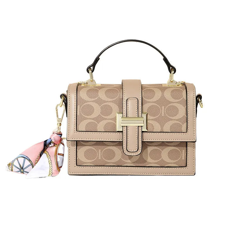 Vintage Printed PVC leather Shoulder Crossbody Bag for women - EX-STOCK CANADA