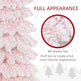 5ft Snow-Flocked Artificial Christmas Tree, Slim Pencil Xmas Tree With 301 Realistic Branches, Metal Base, EX-STOCK Canada 