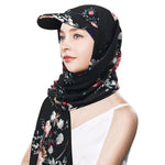 Solid Color Women's Scarf Hat Middle East All-matching Pullover Scarf Muslim Tam-o'-shanter - EX-STOCK Canada