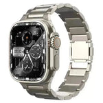Women's Electronic Magnetic Snap Titanium Alloy Watch Strap