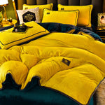 Thickened Winter Coral Flannel Bedding Kit Double Sided Plus Duvet Cover EX-STOCK Canada 
