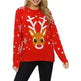 Christmas Reindeer Jacquard Knitted Sweater - EX-STOCK CANADA