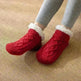 Winter Knitted Plush Floor Socks Home Warm Non-slip Carpet Socks Women - EX-STOCK CANADA
