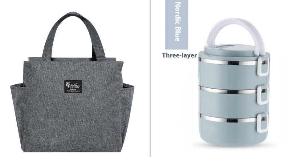 Portable Insulated Bag Thickened Lunch Box Bag EX-STOCK Canada