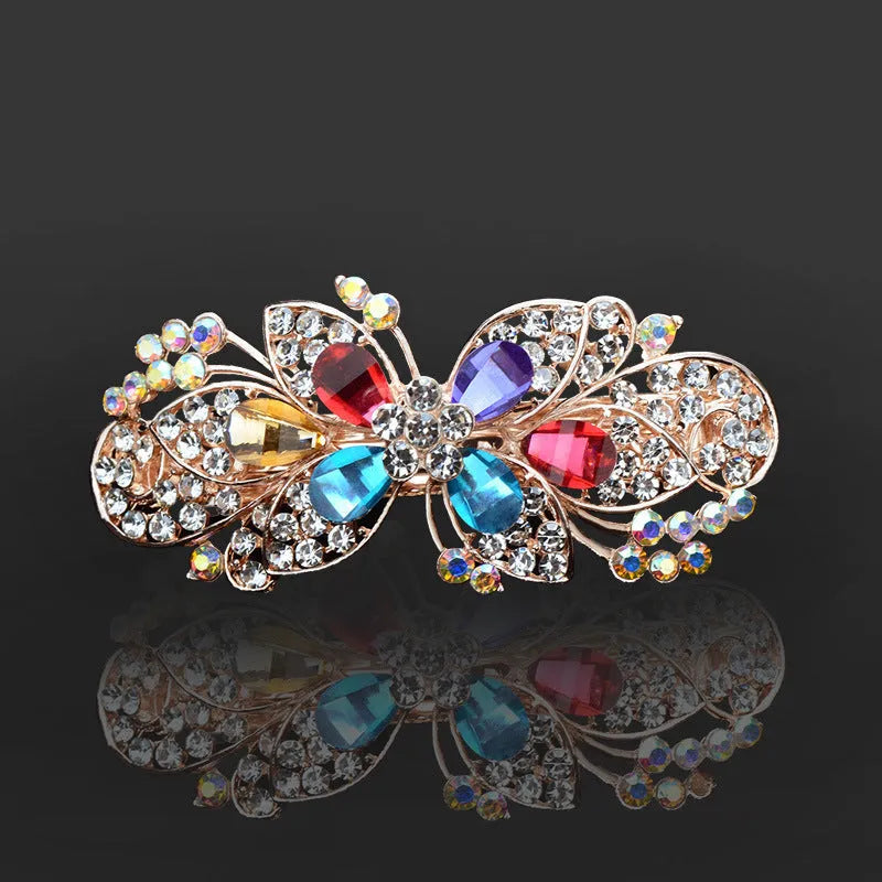 Rhinestone bow hair clip Accessories - EX-STOCK CANADA