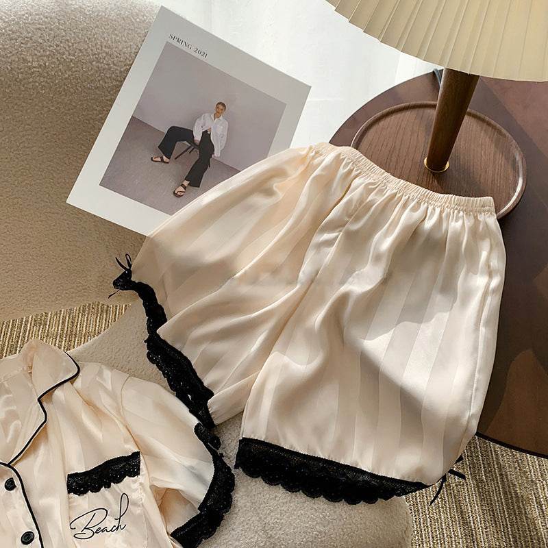 Ice Silk Pajamas For Women In Summer EX-STOCK