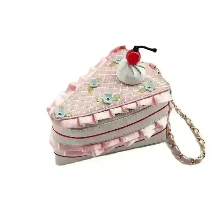 Cake Shaped Girl Handbag One Shoulder Diagonal Bag - EX-STOCK CANADA
