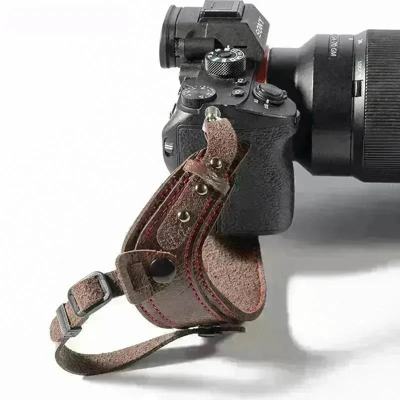 Camera leather wristband - EX-STOCK CANADA