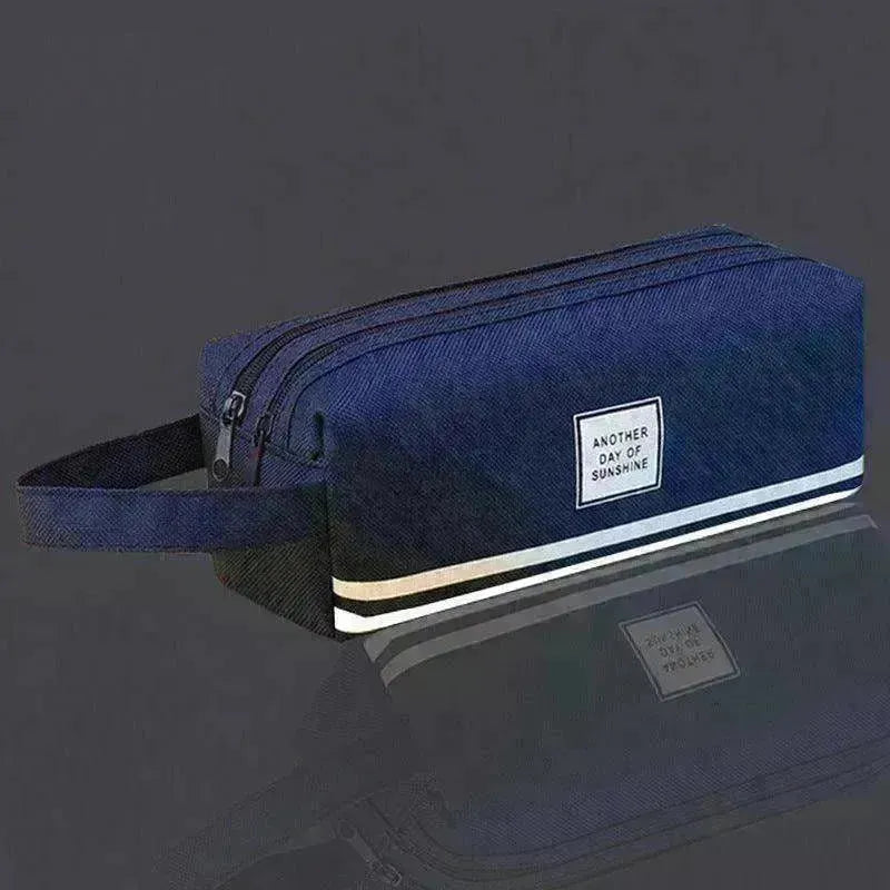 Canvas Double-Layer Stationery Box For Junior High School Students - EX-STOCK CANADA