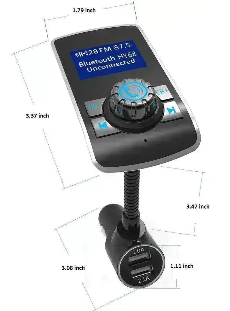Car Bluetooth Mp3 Car FM Transmitter Car Bluetooth Mp3 Player Card - EX-STOCK CANADA